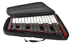 25 Note Glockenspiel complete with Dual Mallets & Carry Case by Bryce Music